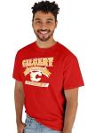 Calgary Flames NHL Officially Licensed T-Shirt Retro 90's Hockey Team Color, Large