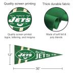 New York Jets Throwback Vintage Retro Pennant Flag
