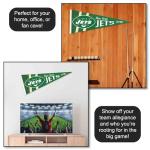 New York Jets Throwback Vintage Retro Pennant Flag