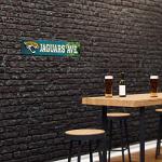 Rico Industries NFL Jacksonville Jaguars 16-Inch Plastic Street Sign Décor