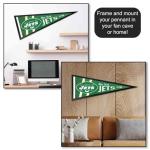 New York Jets Throwback Vintage Retro Pennant Flag