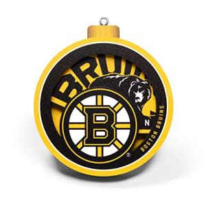 YouTheFan NHL Boston Bruins 3D Logo Series Ornament Large