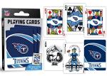 Masterpieces Officially Licensed NFL Tennessee Titans Playing Cards - 54 Card Deck for Adults
