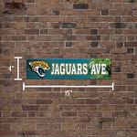 Rico Industries NFL Jacksonville Jaguars 16-Inch Plastic Street Sign Décor