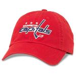 AMERICAN NEEDLE Washington Capitals Unisex Blue Line Officially Licensed NHL National Hockey League Team Baseball Hat Adjustable Buckle Strap Dad Cap (40742A-WAC)