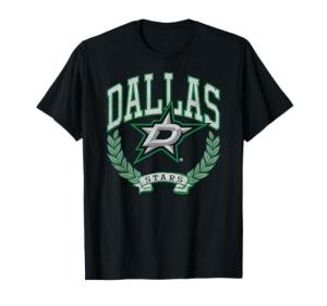 Dallas Stars Vintage Victory Black Officially Licensed T-Shirt