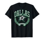 Dallas Stars Vintage Victory Black Officially Licensed T-Shirt