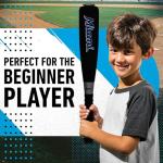 Franklin Sports Miami Marlins Foam Bat & Ball Set - 21" Soft Jumbo Team Baseball Bat and Ball Team Logo - MLB Official Licensed Product