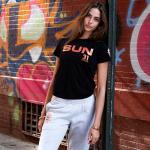 Ultra Game WNBA Official Women's Super Soft Players T-Shirt, Las Vegas Aces - A'ja Wilson, Team Color, Small