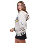 Ultra Game Unisex WNBA Official Super Soft Kaleido Hoodie Sweatshirt, Seattle Storm, Oatmeal Heather, Small