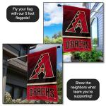 Arizona Diamondbacks Double Sided House Flag