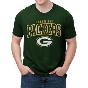 FOCO Green Bay Packers NFL Mens Classic Arched Logo T-Shirt - Forest - L