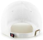 47 MLB Unisex-Adult Clean Up Adjustable Hat Cap One Size Fits All (Boston Red Sox White Red)