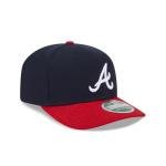 New Era Unisex-Adult MLB Player Replica 9SEVENTY Baseball Team Color Stretch Adjustable Snapback Hat One Size Fits All - Atlanta Braves - Navy