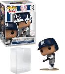 Aaron Judge #112 Facsimile Signed Reprint Laser Autographed Funko POP! Baseball MLB: New York Yankees Figurine with Protector Case