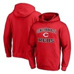 Outerstuff MLB Kids Youth 8-20 Official City Headline Arch Logo Fleece Lined Pullover Hoodie Sweatshirt (US, Numeric, 18, 20, Regular, Cincinnati Reds - Red)