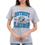 Junk Food Standard Classic Crew Neck, Authentic Details, Unisex Fit, Detroit Lions-Heather Grey Small