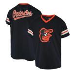 MLB Kids Youth 4-20 Official Primary Logo Ballpark Team Jersey (US, Numeric, 14, 16, Regular, Baltimore Orioles - Black)