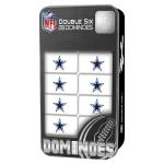 Masterpieces Officially Licensed NFL Dallas Cowboys 28 Piece Dominoes Game for Adults