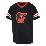 MLB Kids Youth 4-20 Official Primary Logo Ballpark Team Jersey (US, Numeric, 14, 16, Regular, Baltimore Orioles - Black)