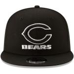 New Era NFL 9FIFTY Black White Adjustable Snapback Hat Cap One Size Fits All = Chicago Bears - Black