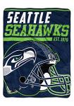 Northwest NFL Seattle Seahawks Unisex-Adult Micro Raschel Throw Blanket, 46" x 60", 40-Yard Dash