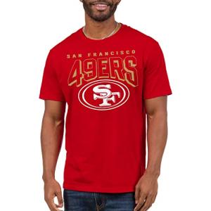 Junk Food NFL - San Francisco 49ers - Bold Logo - Officially Licensed Adult Short Sleeve Fan Tee for Men and Women