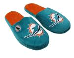 FOCO NFL Miami Dolphins Men's Slip On Slippers Large 11-12