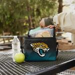 FOCO NFL Unisex Gradient Print Lunch Bag Coolergradient Print Lunch Bag Cooler, Jacksonville Jaguars, Standard