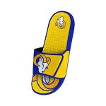 FOCO Los Angeles Rams NFL Mens Colorblock Big Logo Gel Slide - L