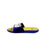 FOCO Los Angeles Rams NFL Mens Colorblock Big Logo Gel Slide - L
