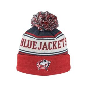 Columbus Blue Jackets NHL Officially Licensed Beanie Pom Finish Line