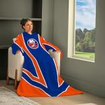 Snuggie New York Islanders – The Original Wearable Blanket with Sleeves | Super Soft Fleece | As Seen on TV | Officially Licensed NHL Gear
