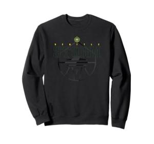 WNBA Official Seattle Storm Black In Black Sweatshirt