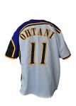 borizcustoms Shohei Otani 11 Hokkaido Nippon-Ham Fighters Button Down White Baseball Jersey with Patch (38)