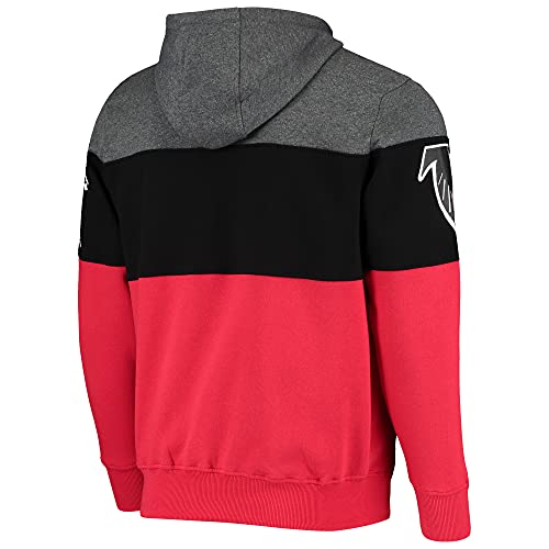 Atlanta Falcons Gray/Black Throwback Pullover Hoodie