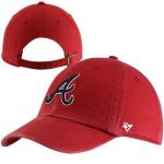 MLB Atlanta Braves Men's Clean Up Cap, Red