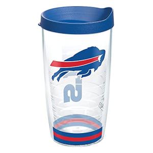 Tervis NFL Buffalo Bills - Arctic Made in USA Double Walled Insulated Tumbler Travel Cup Keeps Drinks Cold & Hot, 16oz, Classic