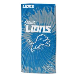 Northwest NFL Detroit Lions Unisex-Adult Beach Towel, 30" x 60", Psychedelic