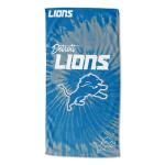 Northwest NFL Detroit Lions Unisex-Adult Beach Towel, 30" x 60", Psychedelic