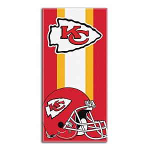 Northwest NFL Kansas City Chiefs Unisex-Adult Beach Towel, 30" x 60", Zone Read