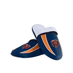 FOCO Chicago Bears NFL Mens Sherpa Slide Slippers - L