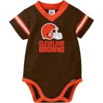 NFL Cleveland Browns Team Jersey Bodysuit, Brown/Orange Cleveland Browns, 3-6 Months