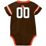 NFL Cleveland Browns Team Jersey Bodysuit, Brown/Orange Cleveland Browns, 3-6 Months