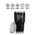 FOCO Atlanta Falcons NFL Team Logo 30 oz Tumbler - Black
