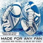 Franklin Sports NFL Indianapolis Colts Football - Youth Mini Football - 8.5" Junior Size Ball - SPACELACE Easy Grip Texture- Perfect for Kids