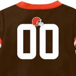NFL Cleveland Browns Team Jersey Bodysuit, Brown/Orange Cleveland Browns, 3-6 Months