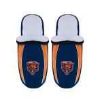 FOCO Chicago Bears NFL Mens Sherpa Slide Slippers - L