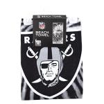 Northwest NFL Las Vegas Raiders Unisex-Adult Beach Towel, 30" x 60", Psychedelic