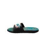 FOCO Miami Dolphins NFL Mens Colorblock Big Logo Gel Slides - XL
